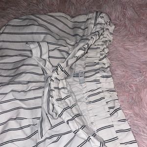 Striped Adjustable Shorts